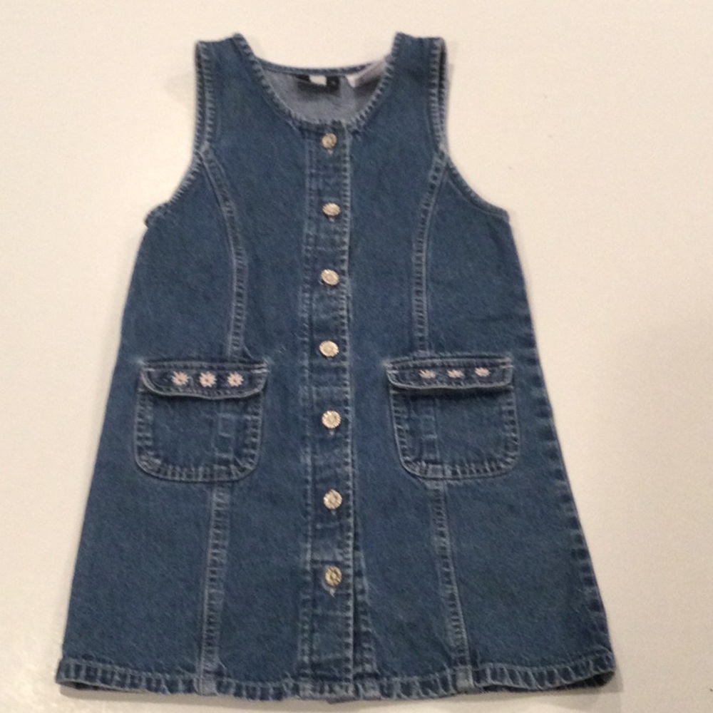 Girls denim jumper